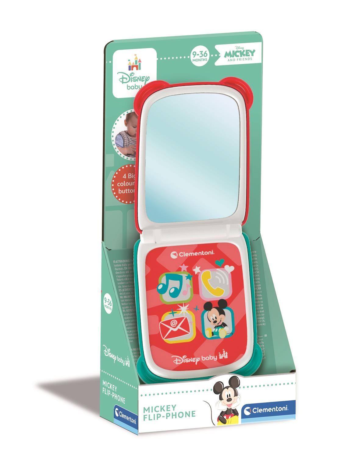 BABY PHONE DISNEY PLEGABLE MICKEY