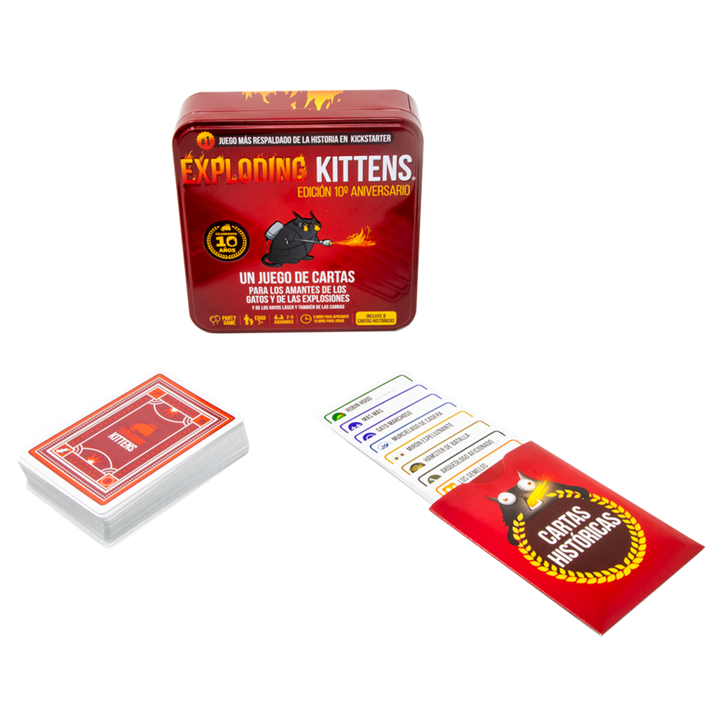 EXPLODING KITTENS ED. 10º ANIVERSARIO