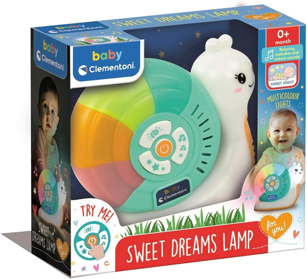 BABY CLEMMY - LAMPARA CARACOL DULCES SUEÑOS