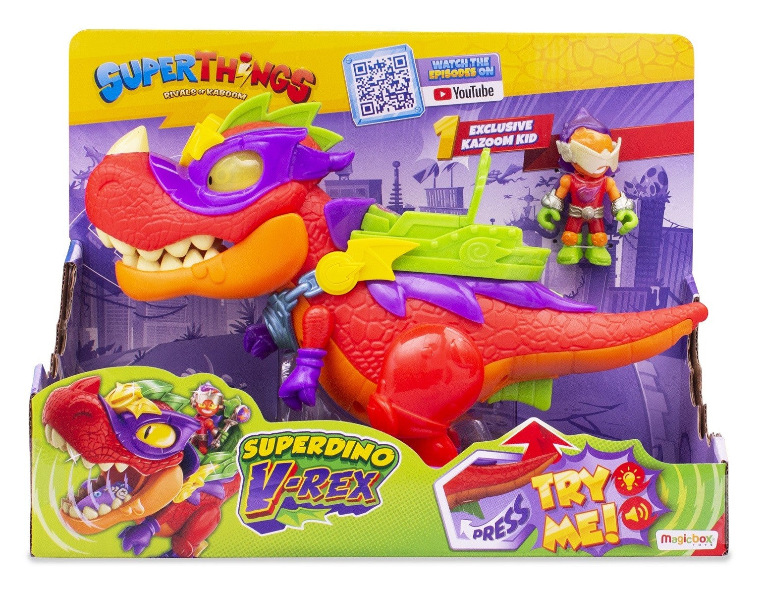 SUPERDINO V-REX SUPERTHINGS RESCUE FORCE