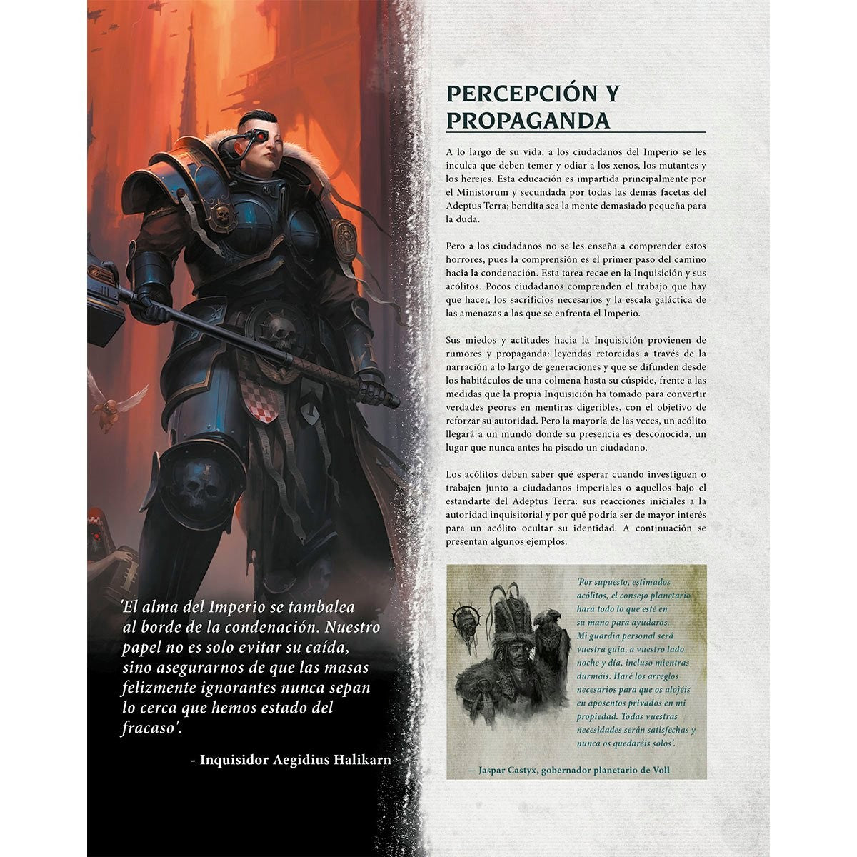 WARHAMMER 40.000 IMPERIUM MALEDICTUM - GUIA DE JUEGO DE LA INQUISICION