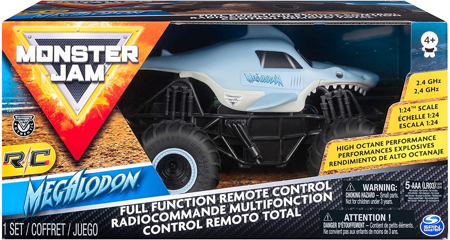 MONSTER JAM MEGALODON RADIO CONTROL 1:24