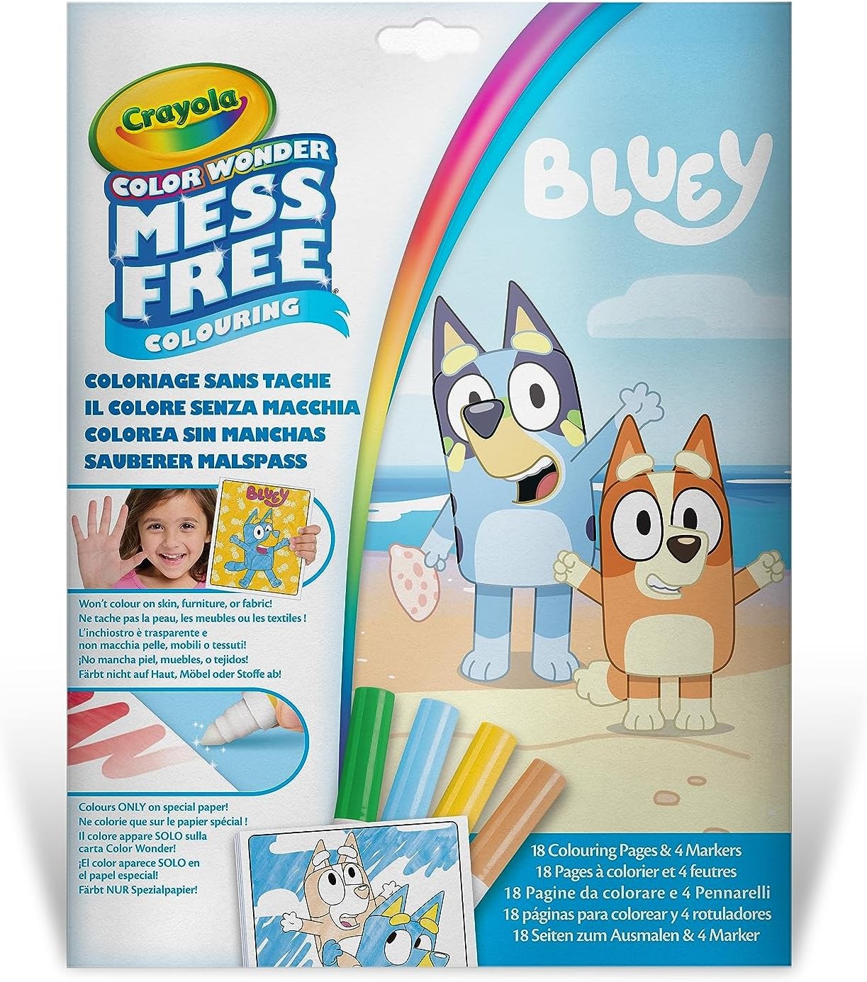 COLOREA SIN MANCHAS-COLOR WONDER BLUEY