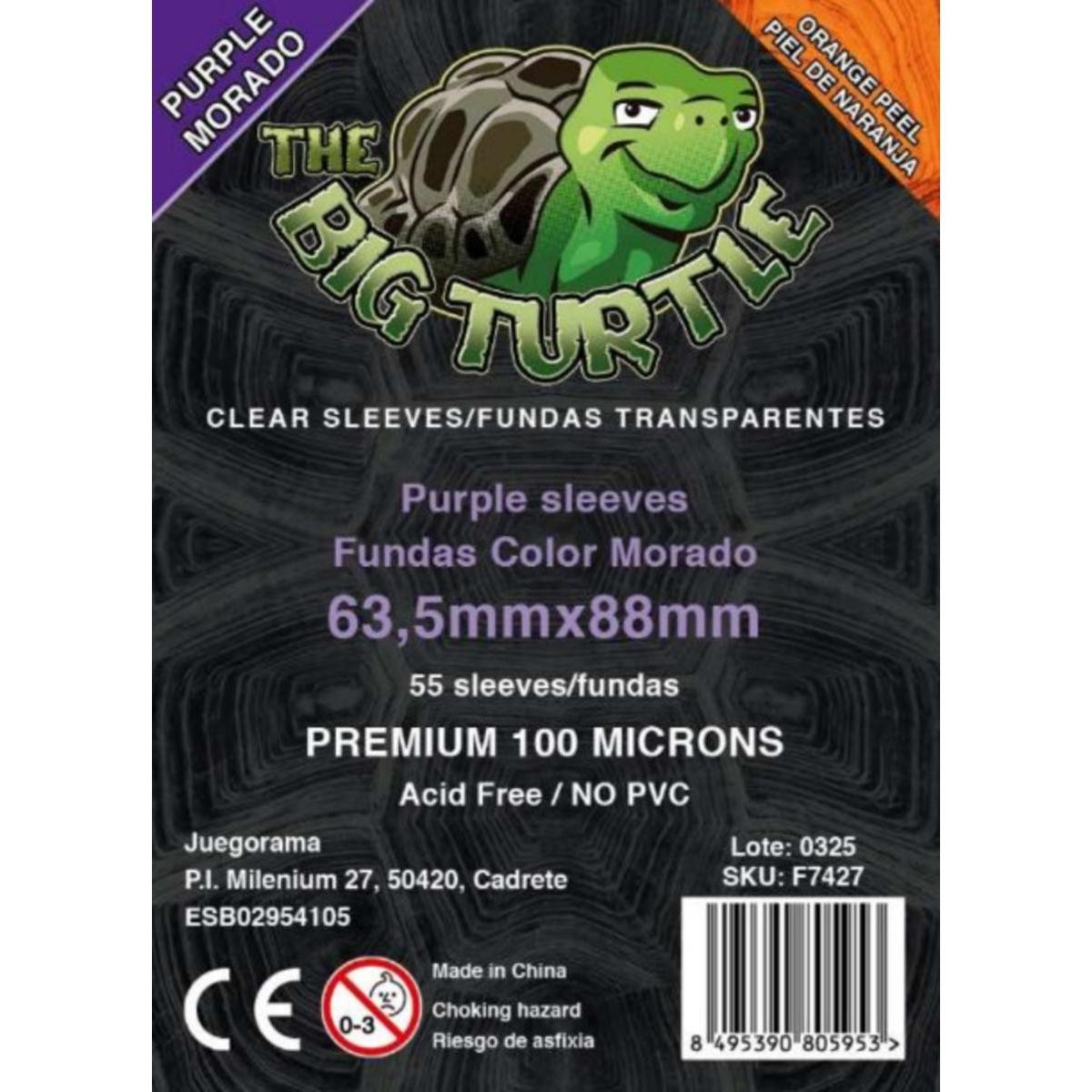 FUNDAS TBT 100 MICRAS: STANDARD MORADO PIEL DE NARANJA 63.5x88