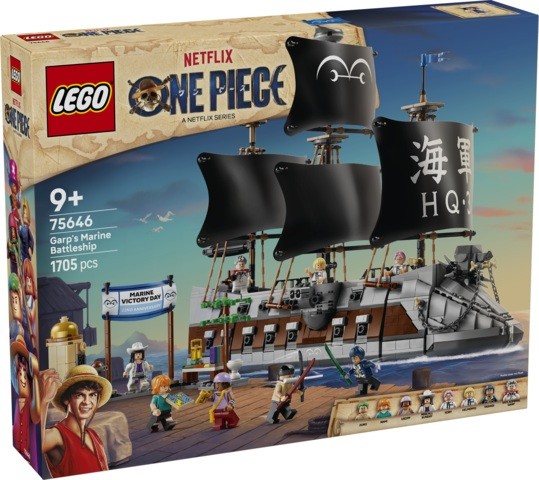 LEGO ONE PIECE - BARCO DE LA MARINA DE GARP