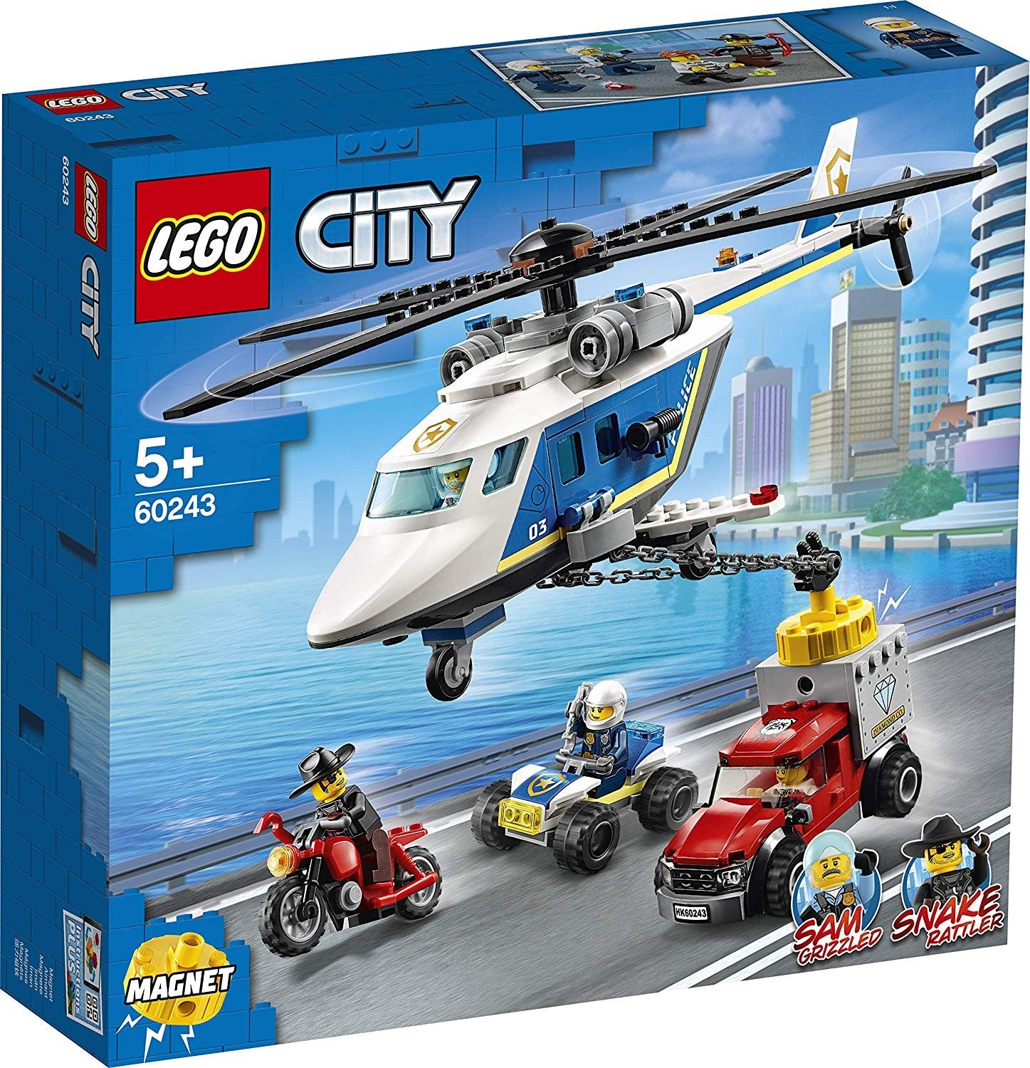 LEGO POLICIA: PERSECUCION EN HELICOPTERO