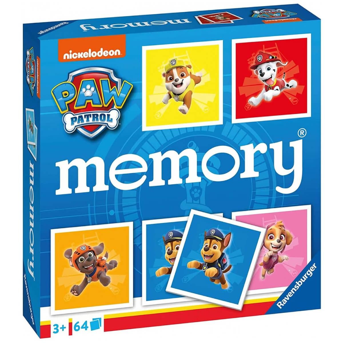 MEMORY PAW PATROL 64 TARJETAS