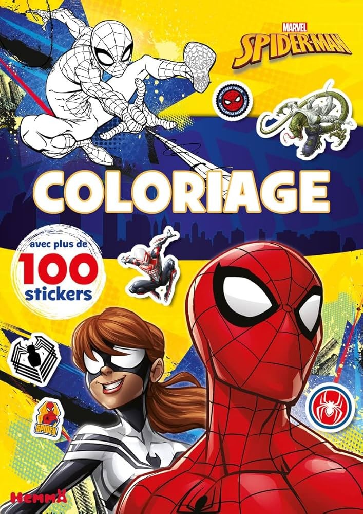 SPIDERMAN 100 PEGATINAS