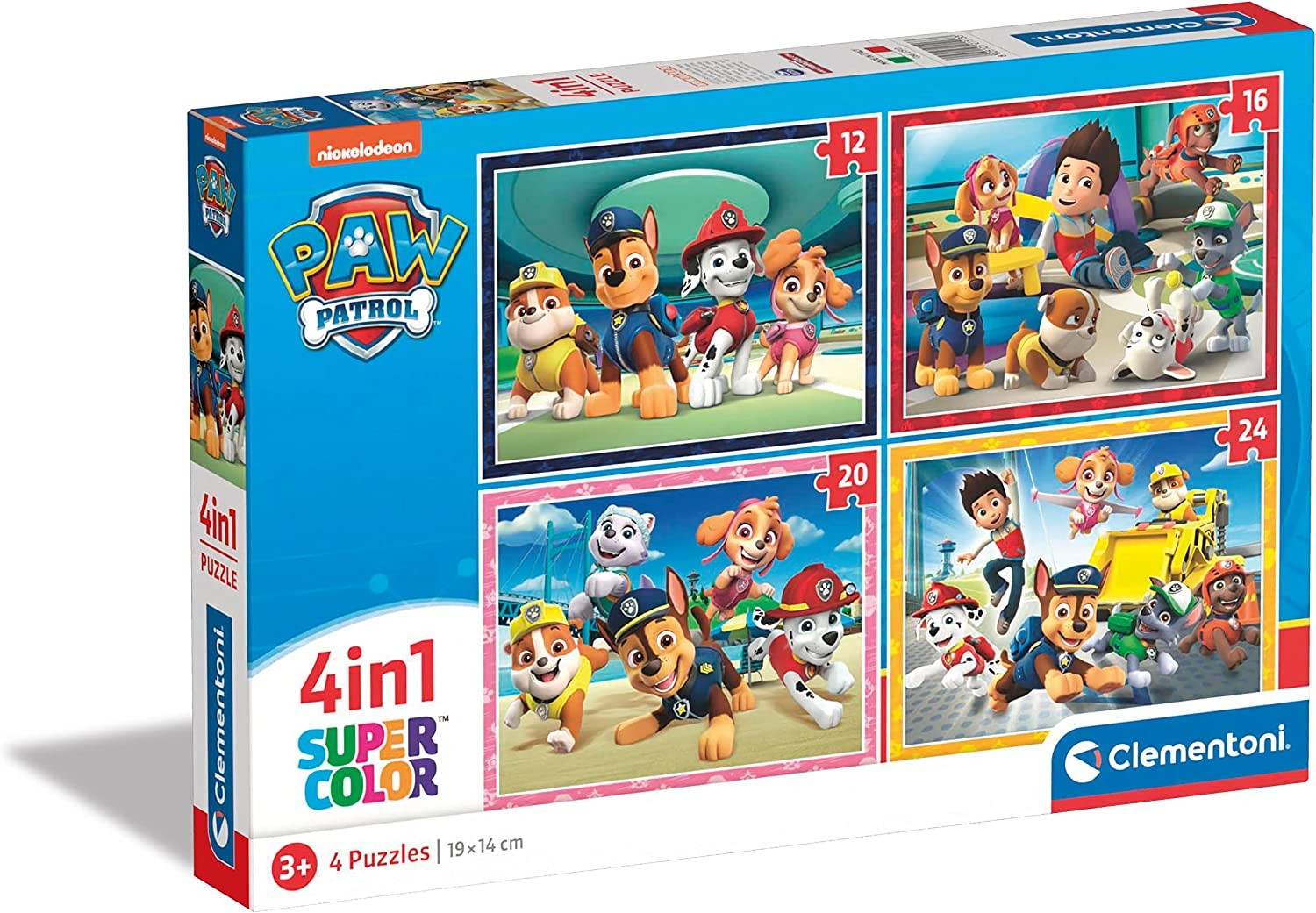PUZZLE 4 EN 1 PAW PATROL