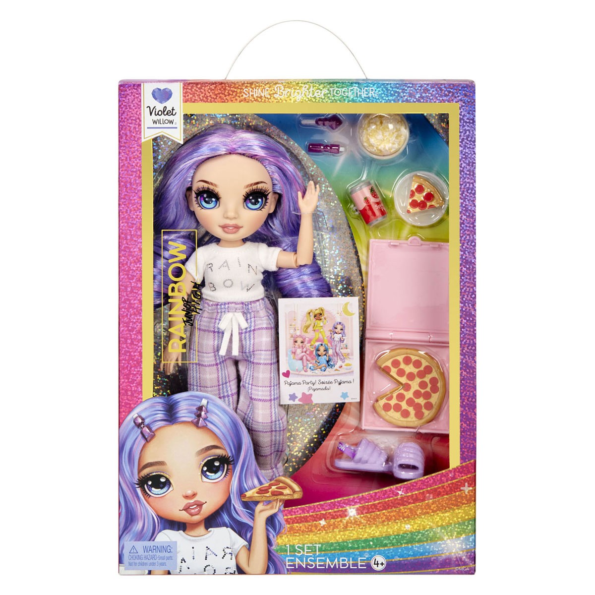 Rainbow High Junior High Violet — Fiesta de Pijamas