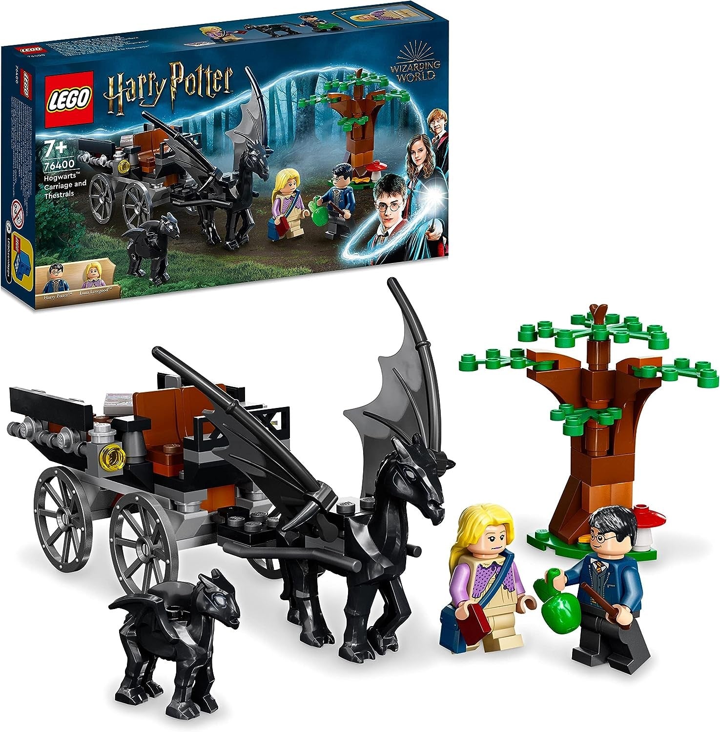 LEGO HARRY POTTER CARRUAJE Y THESTRALS DE HOGWARTS