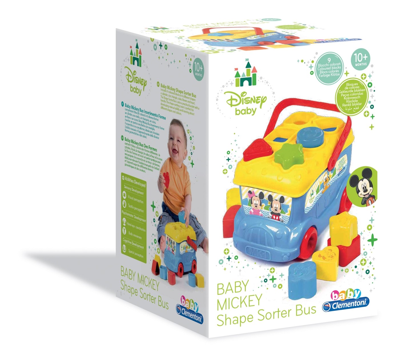 BABY CLEMMY - AUTOBUS DISNEY FORMAS Y COLORES