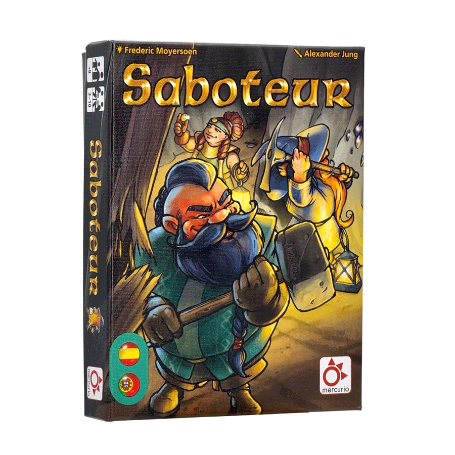 Saboteur — juego base de cartas y roles ocultos