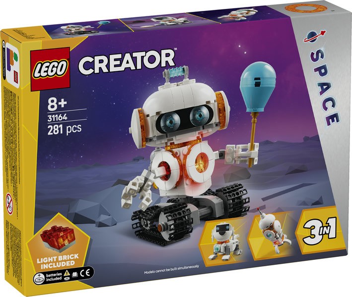 LEGO 3 EN 1 CREATOR - ROBOT ESPACIAL
