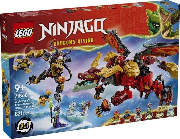 LEGO NINJAGO - MECA DRAGON TRANSFORMABLE DE WYLDFYRE