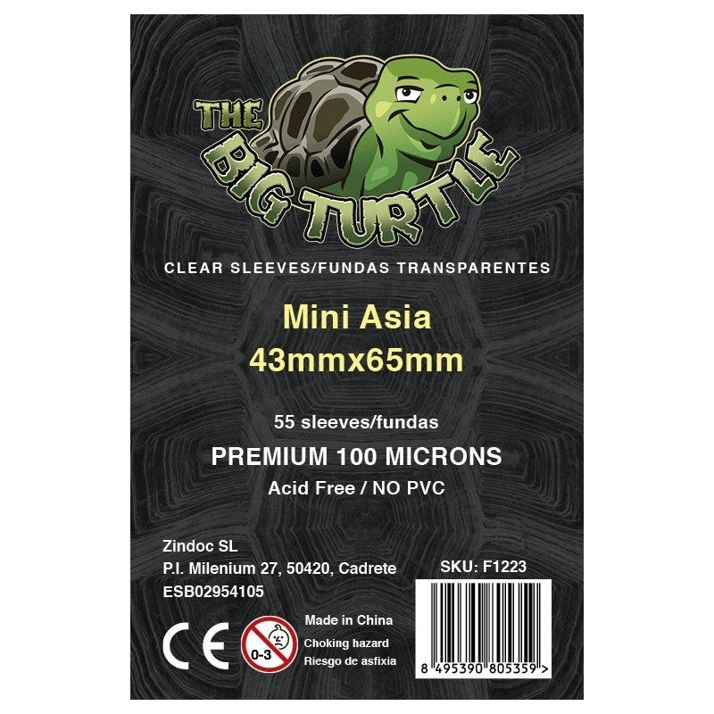 FUNDAS TBT 100 MICRAS: MINI ASIA 46x68 (CARD SIZE 43X65)