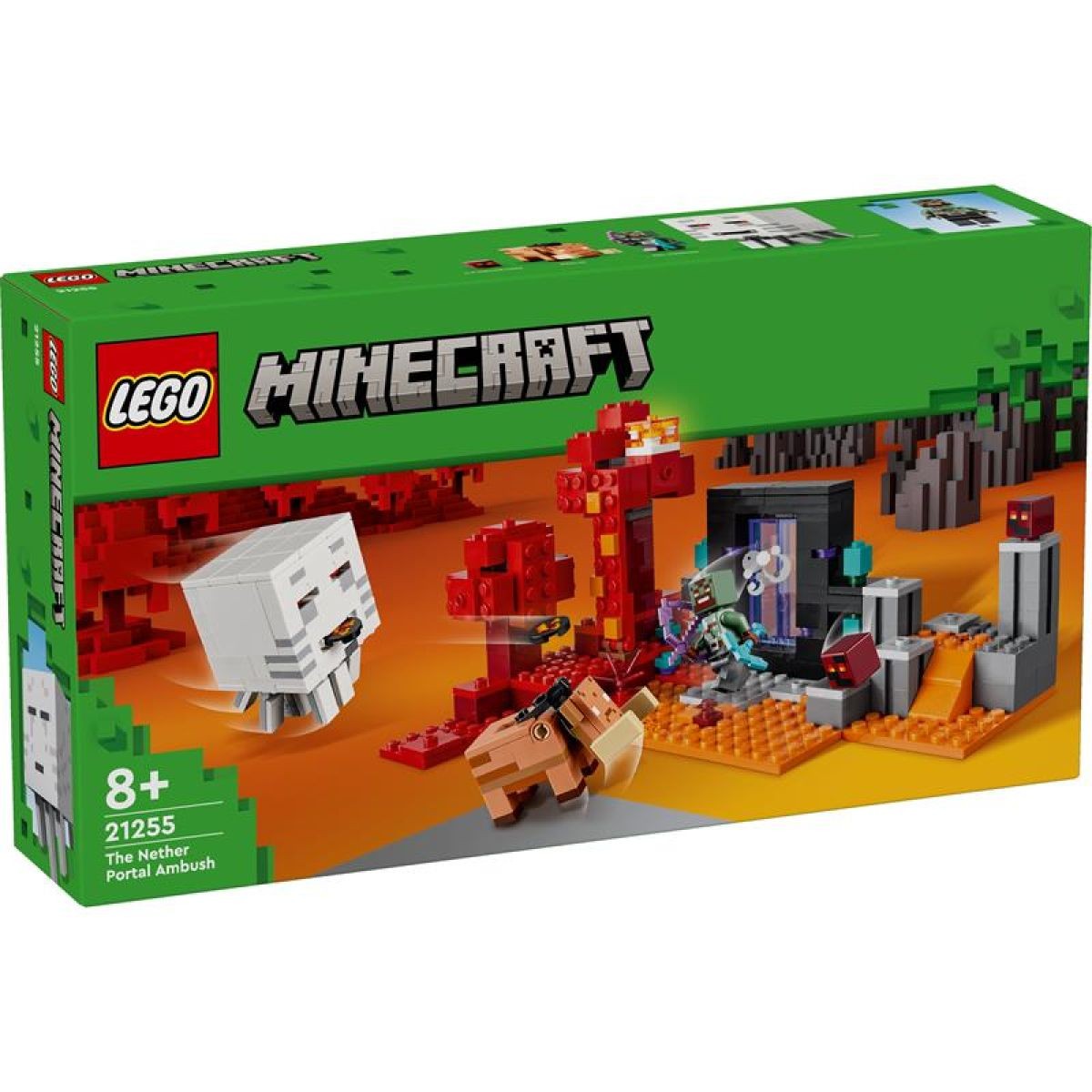 LEGO MINECRAFT EMBOSCADA EN EL PORTAL DEL NETHER