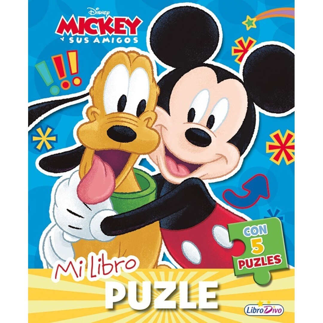 LIBRO PUZLE DISNEY MICKEY Y SUS AMIGOS