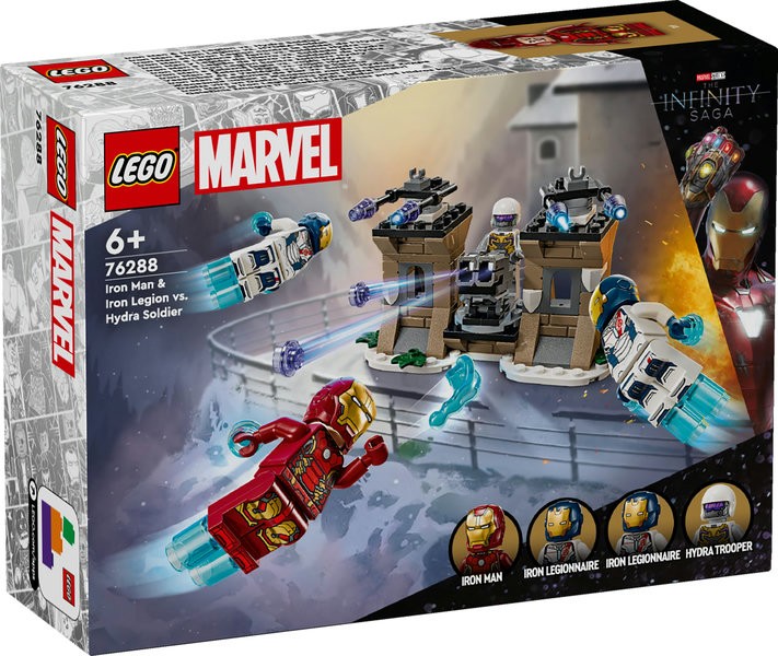 LEGO MARVEL - IRON MAN Y LEGION DE HIERRO VS SOLDADO DE HYDRA