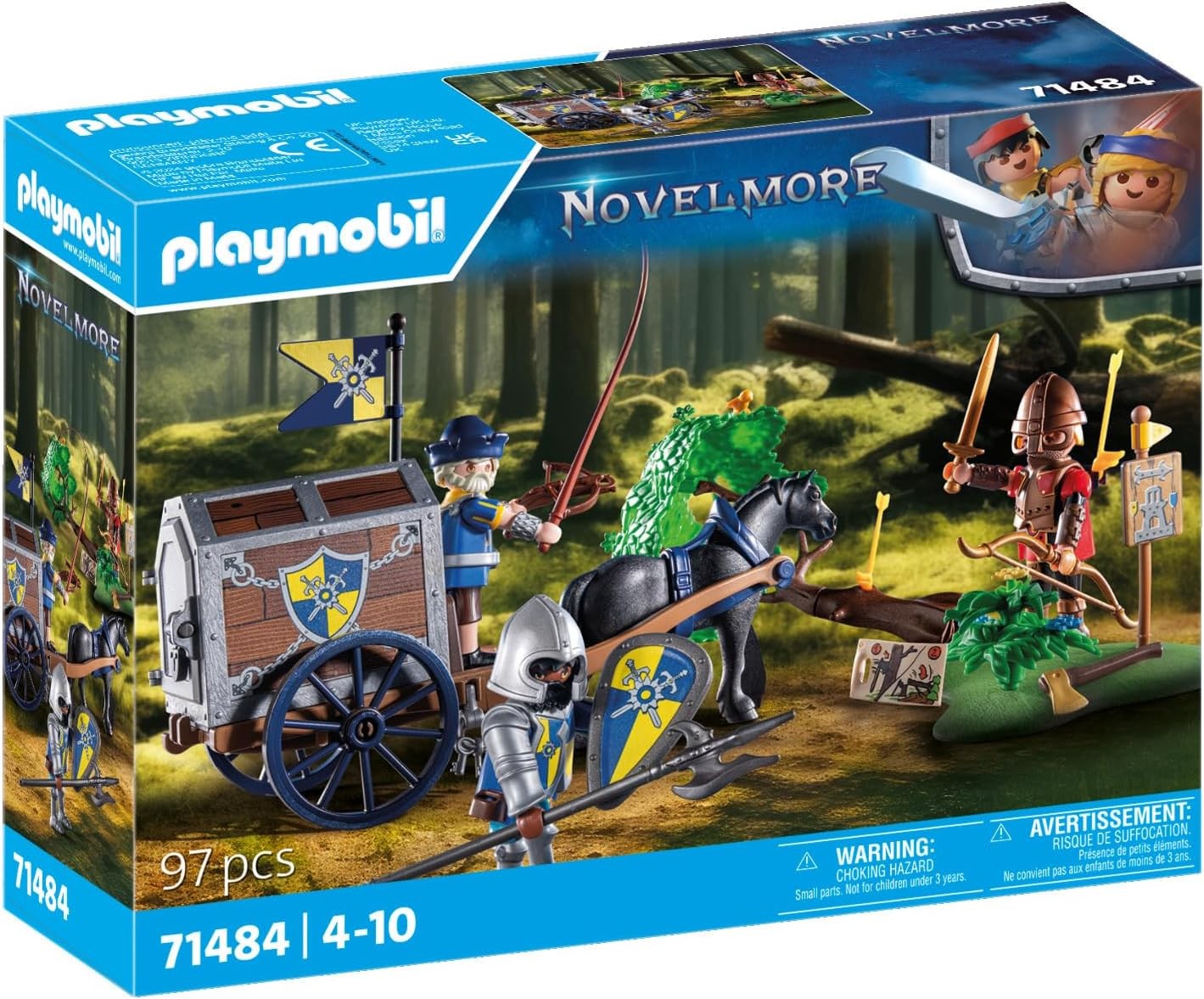 CONVOY DE NOVELMORE CON BANDIDO PLAYMOBIL