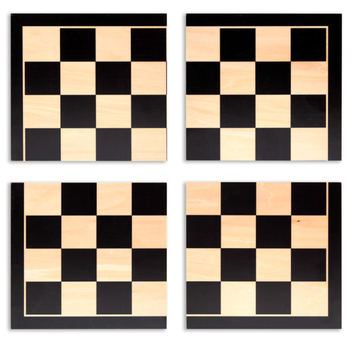 TABLERO AJEDREZ DIVISIBLE / IMANTADO NEGRO PRO SERIES 40X40