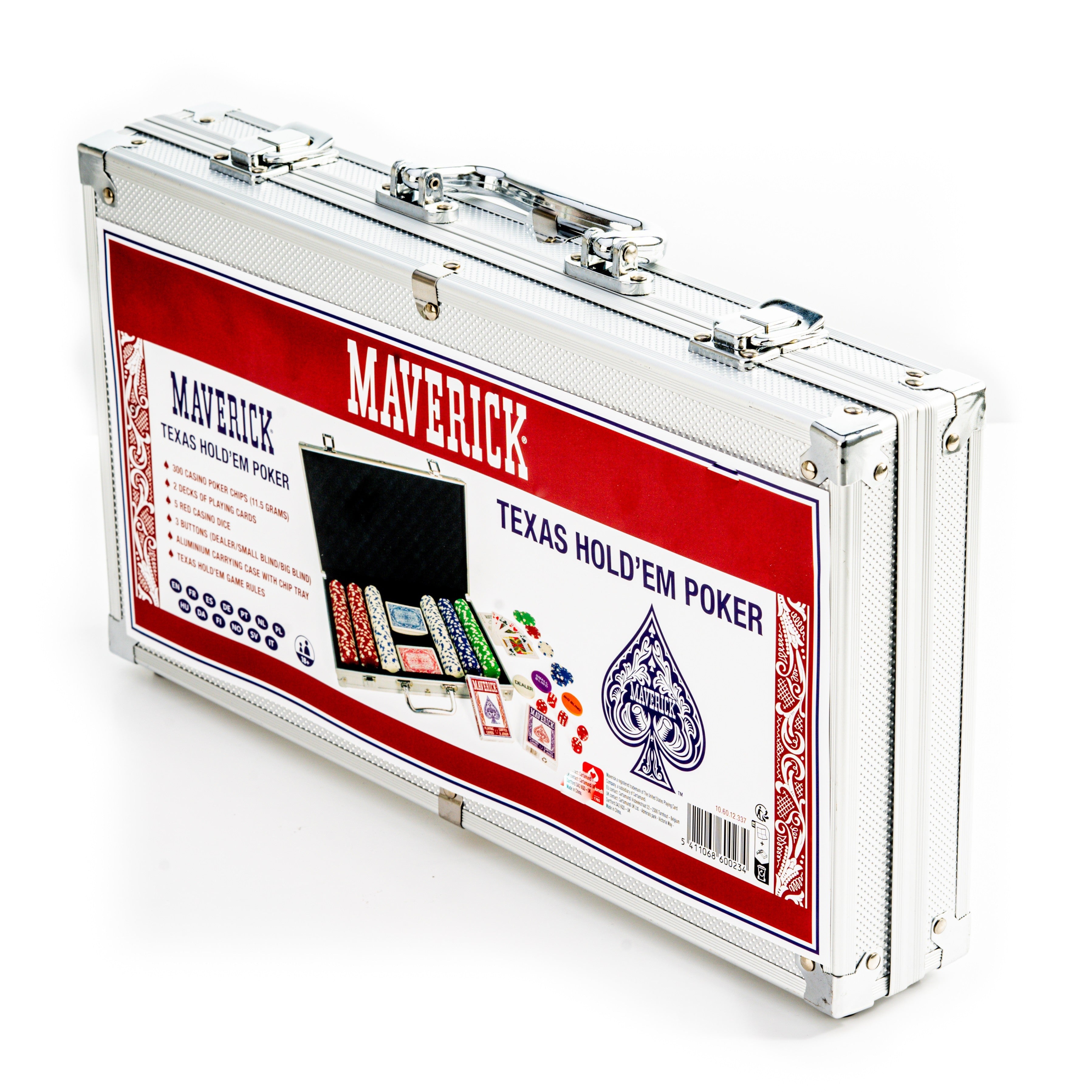 NAIPES - MALETIN POKER ALUMINIO MAVERICK
