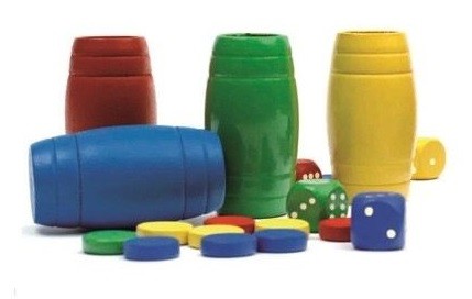 FICHAS PARCHIS 4 JUGADORES MADERA