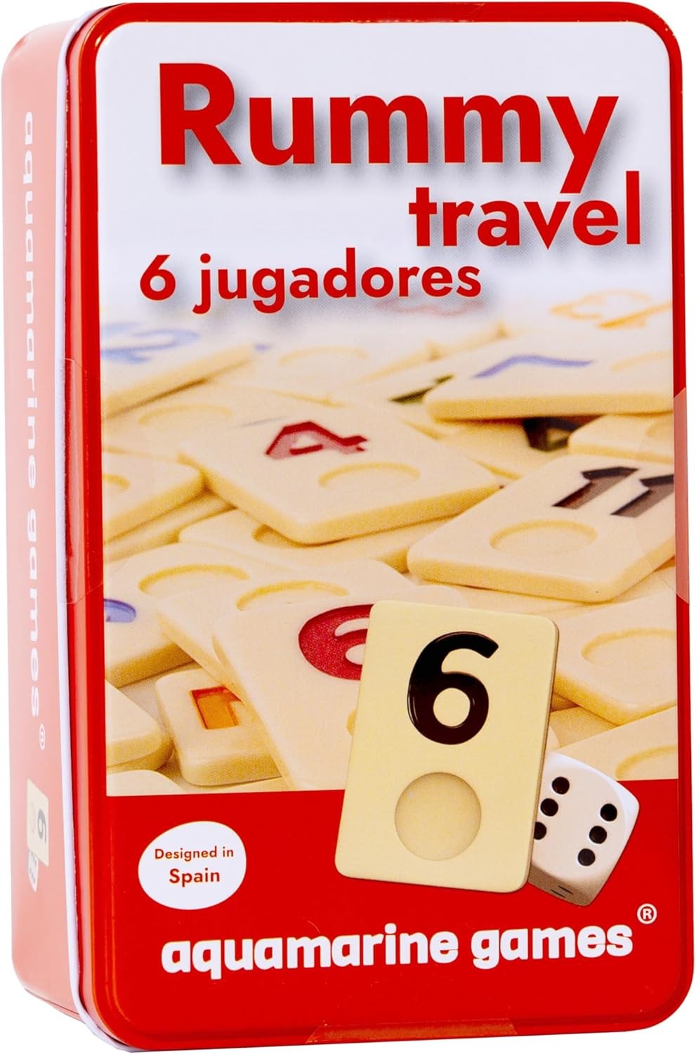 RUMMY 6 JUGADORES TRAVEL LATA