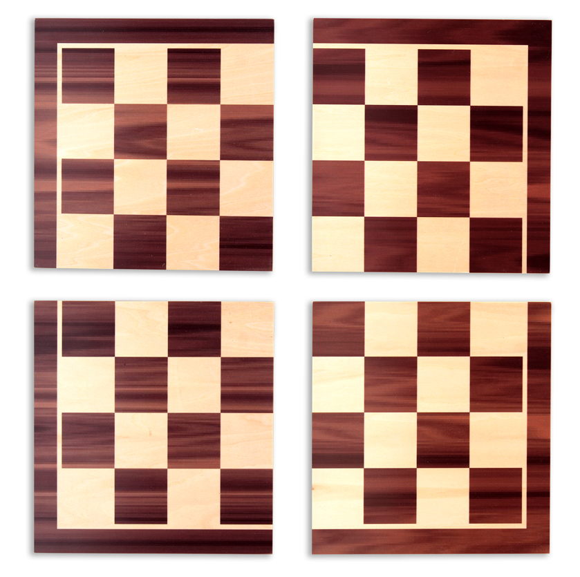 TABLERO AJEDREZ DIVISIBLE / IMANTADO MARRON PRO SERIES 40X40