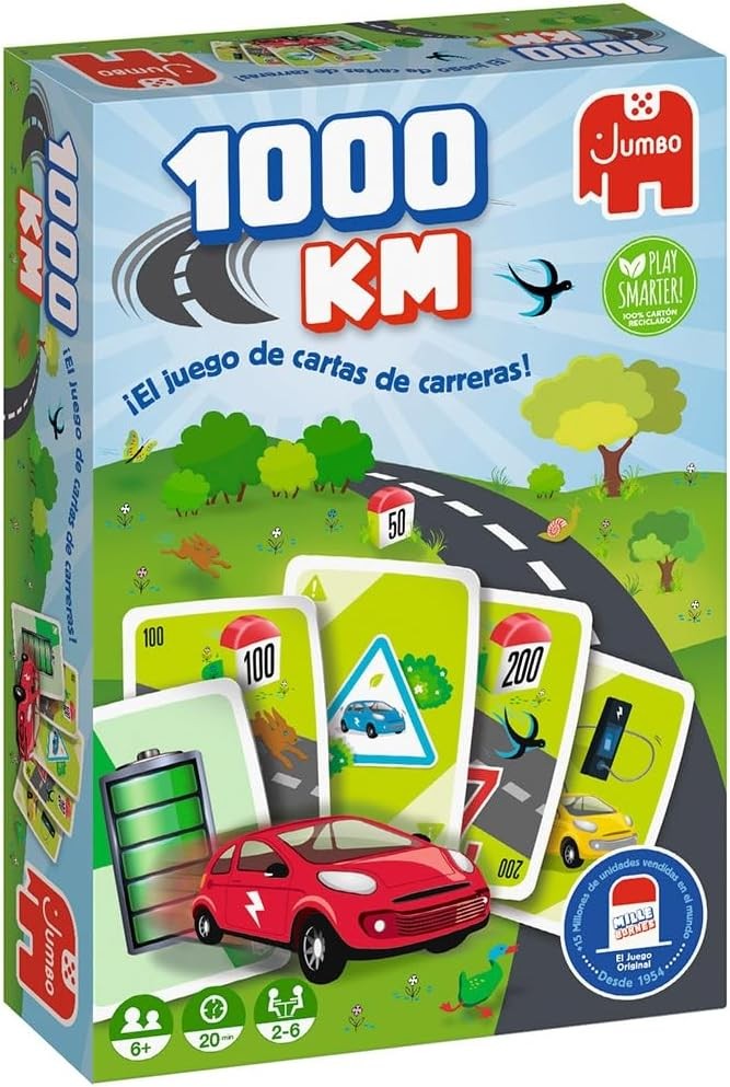 1000 KM JUEGO DE CARTAS