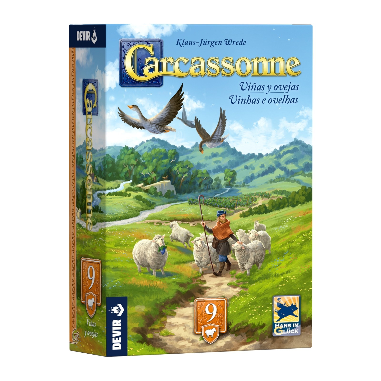 CARCASSONNE EXP.9 - VIÑAS Y OVEJAS