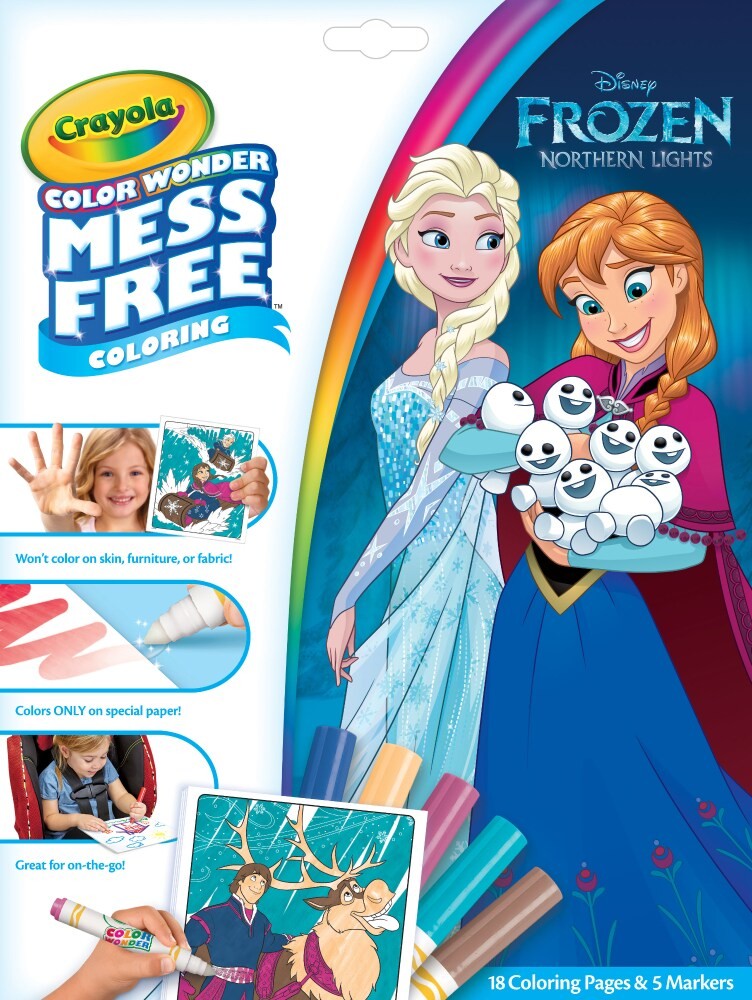 COLOREA SIN MANCHAS-COLOR WONDER DISNEY FROZEN