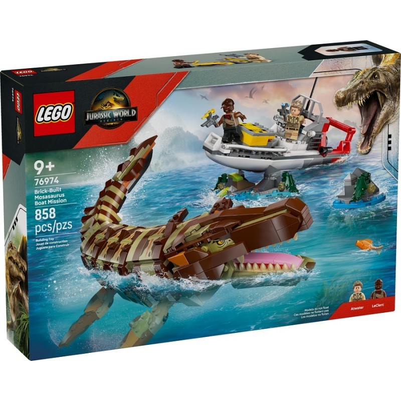 LEGO JURASSIC WORLD - MISION NAVAL: MOSASAURUS CONSTRUIBLE