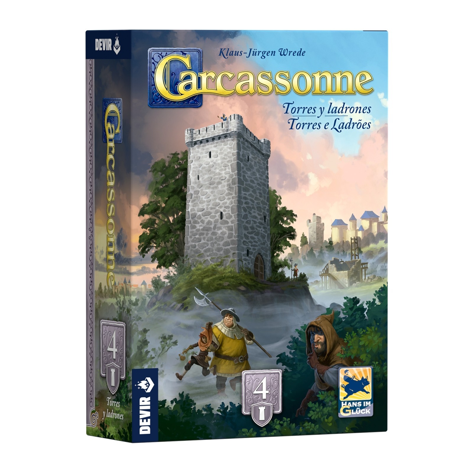 CARCASSONNE EXP.4 - TORRES Y LADRONES