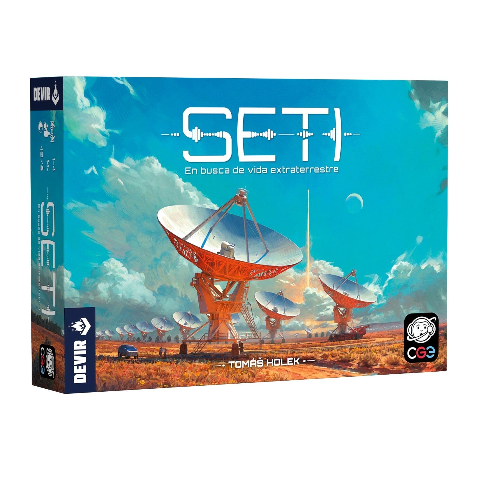 SETI — juego de mesa de exploración espacial