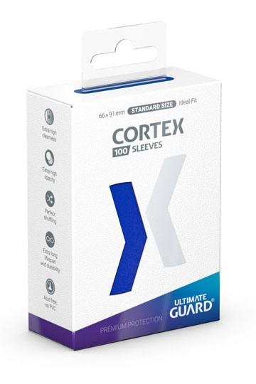 FUNDAS CORTEX TAMAÑO STANDARD 100UD - AZUL