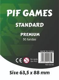 FUNDAS STANDAR- PREMIUM 50 (63,5 X 88mm)