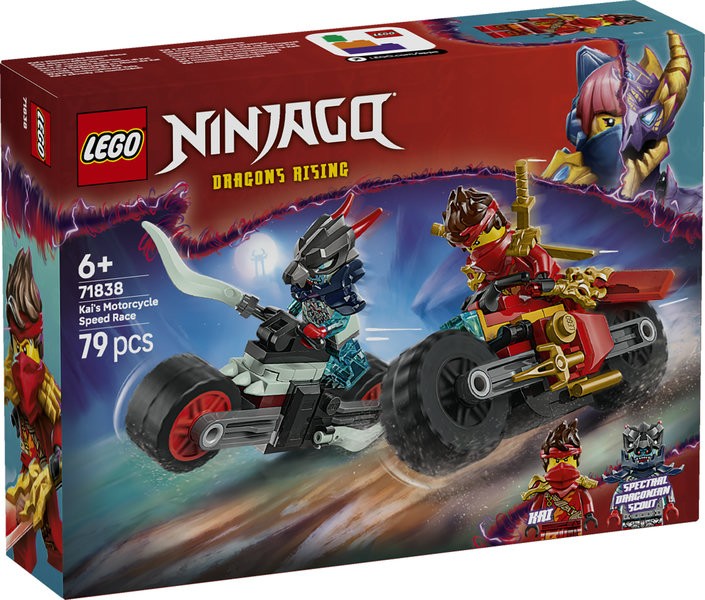 LEGO NINJAGO - CARRERA RELÁMPAGO EN MOTO DE KAI