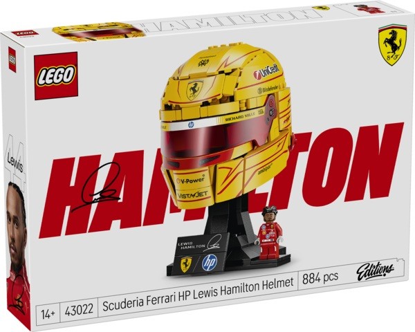 LEGO Editions 43022 — Scuderia Ferrari HP: Casco de Lewis Hamilton