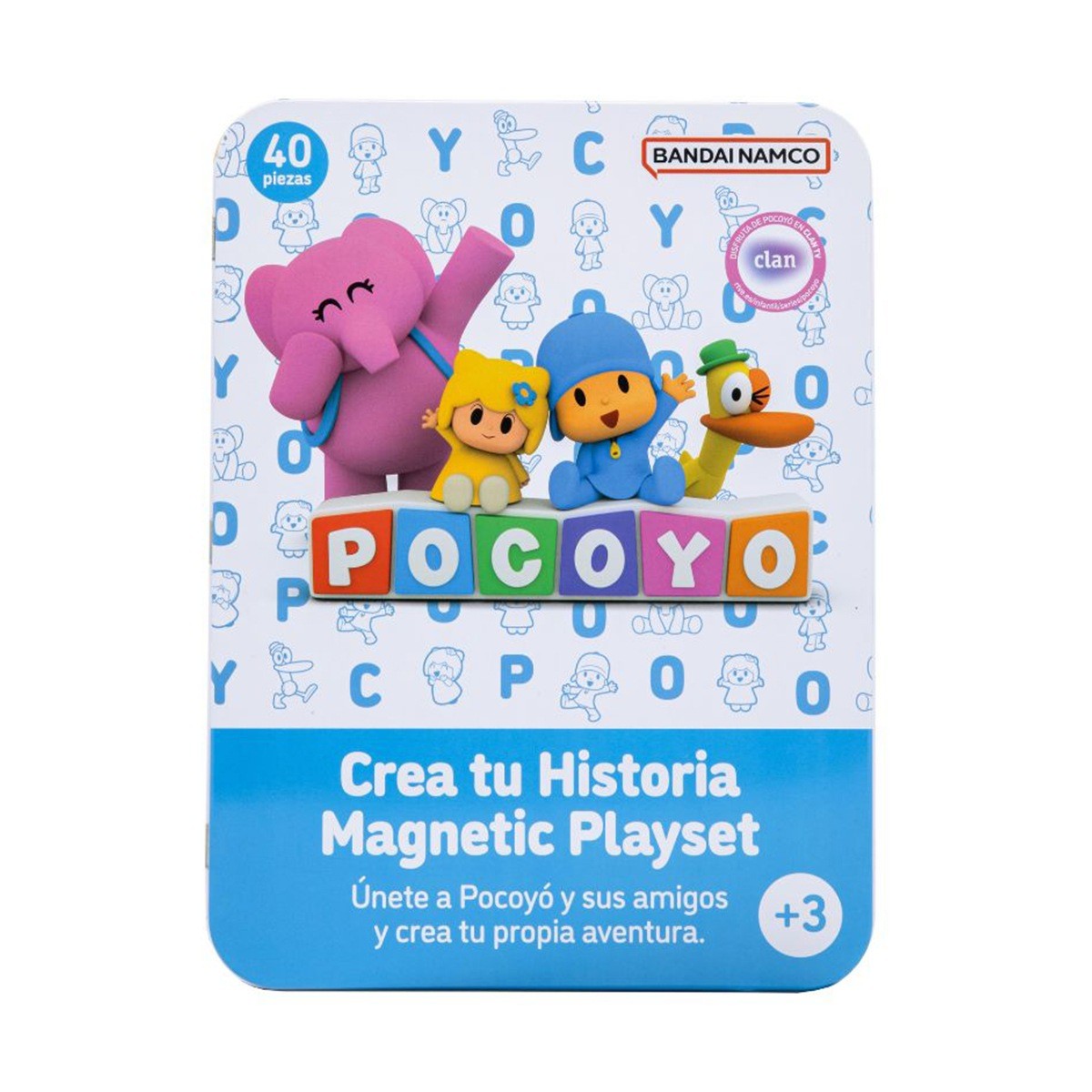 POCOYO CREA TU HISTORIA - PLAYSET MAGNETICO DE LATA