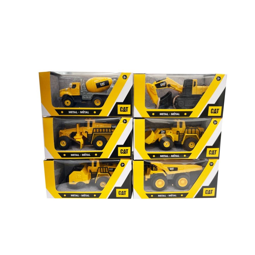 blister-5-vehiculos-8cm-rueda-8.jpg DISPLAY 12 CATERPILLAR METAL/DIECAST 10CM SURTIDOS - Imagen 1