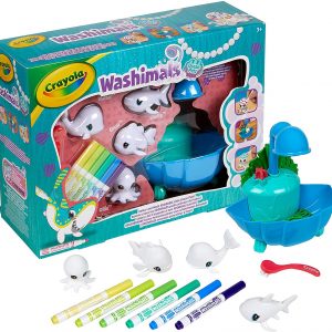 WASHIMALS OCEAN PETS SET ARRECIFE Y 4 ANIMALES MARINOS
