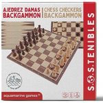 AJEDREZ DAMAS BACKGAMMON FSC 100%