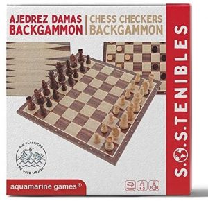 AJEDREZ DAMAS BACKGAMMON FSC 100%