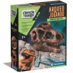 ARQUEOJUGANDO CRANEO DEL GRAN T-REX