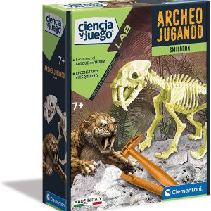 ARQUEOJUGANDO SMILODON FLUORESCENTE