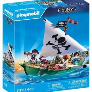 BARCO PIRATA CON MOTOR SUBMARINO PLAYMOBIL