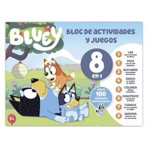 BLOC DE ACTIVIDADES Y JUEGOS 8 EN 1 BLUEY