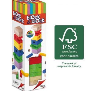 BLOCK A BLOCK COLORES INFANTIL XL MADERA FSC