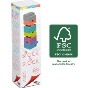 BLOCK & BLOCK NATURAL GAMES DECO FSC 100%
